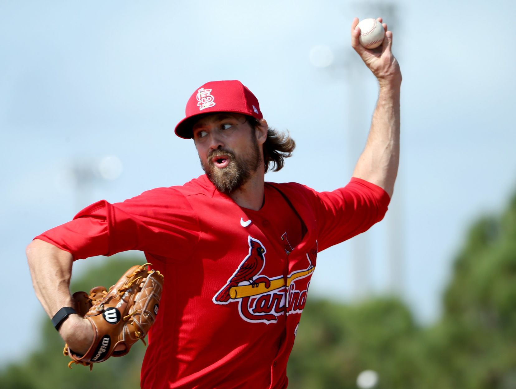 First official workout of Cardinals spring training